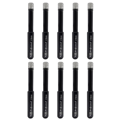 NBB Brocas de diamante con vástago hexagonal,corona diamante para taladrar en seco en porcelana, cerámica, baldosas, granito, azulejo, meyor en húmedo, en taladros de cable o sin cable