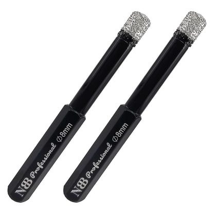 NBB Brocas de diamante con vástago hexagonal,corona diamante para taladrar en seco en porcelana, cerámica, baldosas, granito, azulejo, meyor en húmedo, en taladros de cable o sin cable