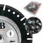NBB Diamanttrennscheibe, Diamanttrenn- und Schleifscheibe, Mehrzweck, professionell zum Schneiden und Schleifen von Kunststoffrohren in einem Arbeitsgang, 22,23 mm Aufnahme, für Winkelschleifer (125 mm S)
