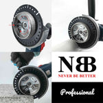 NBB Diamanttrennscheibe, Diamanttrenn- und Schleifscheibe, Mehrzweck, professionell zum Schneiden und Schleifen von Kunststoffrohren in einem Arbeitsgang, 22,23 mm Aufnahme, für Winkelschleifer (125 mm S)