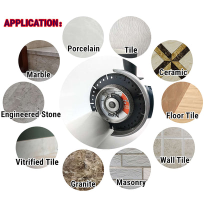 Disque de coupe diamanté NBB, meule de coupe et de meulage diamantée, multifonctionnelle, professionnelle pour la coupe et le meulage de tubes en plastique en une seule opération, alésage de 22,23 mm, pour meuleuse d'angle (125 mm S)