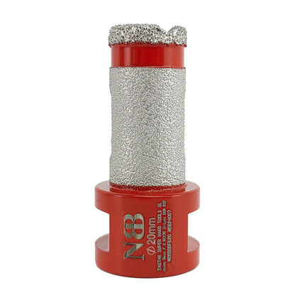 NBB Broca de diamante con M14 Fresa de fresado de diamante broca de chaflán para taladrar ampliar y dar forma al porcelana azulejos cerámica baldosas granito mármol en seco/húmedo 2 en 1
