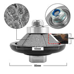 Meule diamantée NBB pour profilage, fraise diamantée, foret de profilage pour carrelage en porcelaine, céramique, granit, marbre et pierre naturelle, facile à utiliser sur meuleuse d'angle (biseau E) 