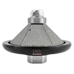 Meule diamantée NBB pour profilage, fraise diamantée, foret de profilage pour carrelage en porcelaine, céramique, granit, marbre et pierre naturelle, facile à utiliser sur meuleuse d'angle (biseau E) 