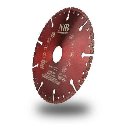 NBB Disco de corte multiusos de diamante Sierra diamante hoja de rescate alta eficiencia corte en granito concreto reforzado fibra de vidrio varilla plástico árbol 22.23mm Amoladora Angular