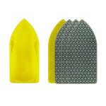 Tampon de ponçage diamanté manuel NBB pour le polissage, bloc de ponçage/polissage diamanté avec support en éponge pour le meulage de la pierre, du granit, de la céramique, du carrelage, du verre, du bois et du métal 