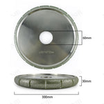 Roue de profil diamantée électrodéposée (300 mm)