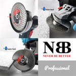 NBB Galvanisierte Diamanttrennscheibe, professionelles 2-in-1 doppelseitiges diamantbeschichtetes Diamantsägeblatt zum Schneiden von Marmor, Granit, Keramik, Porzellan, M14 Gewindeanschluss (DF) 