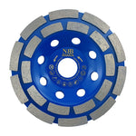NBB Muela de copa diamante Disco molienda diamantado cuchillas de doble fila amolado uso general para piedra y hormigón Rectificado seco o húmedo en granito mármol cerámica azulejos cemento