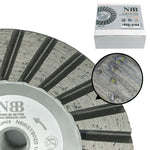 NBB Muela copa diamante Disco molienda Turbo cortador de soldadura de alta frecuencia base de aluminio con M14 Rectificado seco o húmedo en granito mármol cerámica azulejos porcelana piedra(1,100mm)