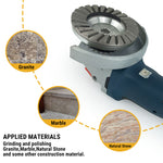 NBB Diamant-Topfschleifscheibe Turbo Hochfrequenz-Schweißschneider Aluminiumsockel mit M14 für Trocken- oder Nassschleifen von Granit, Marmor, Keramikfliesen, Porzellan und Stein (1.100 mm) 