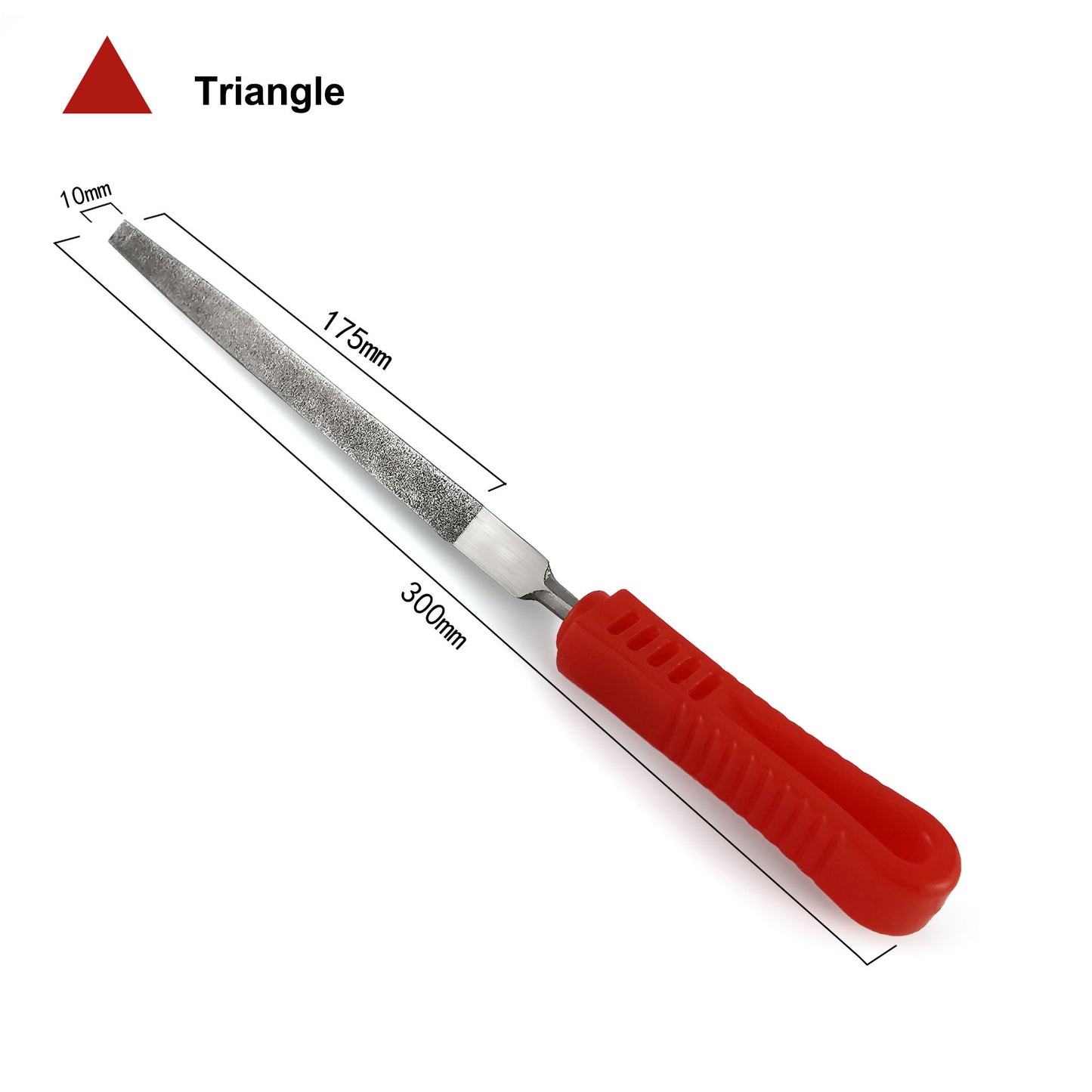 Lima de Aguja de Diamante de Acero de Aleación Endurecida – Incluye lima plana, cuadrada, triangular, redonda y media caña.