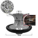 NBB Rueda de perfil de diamante, fresa de enrutador de diamante, broca para perfilar la porcelana baldosas cerámica granito mármol piedra, fácil de usar en amoladora angular (V Full-Bullnose)