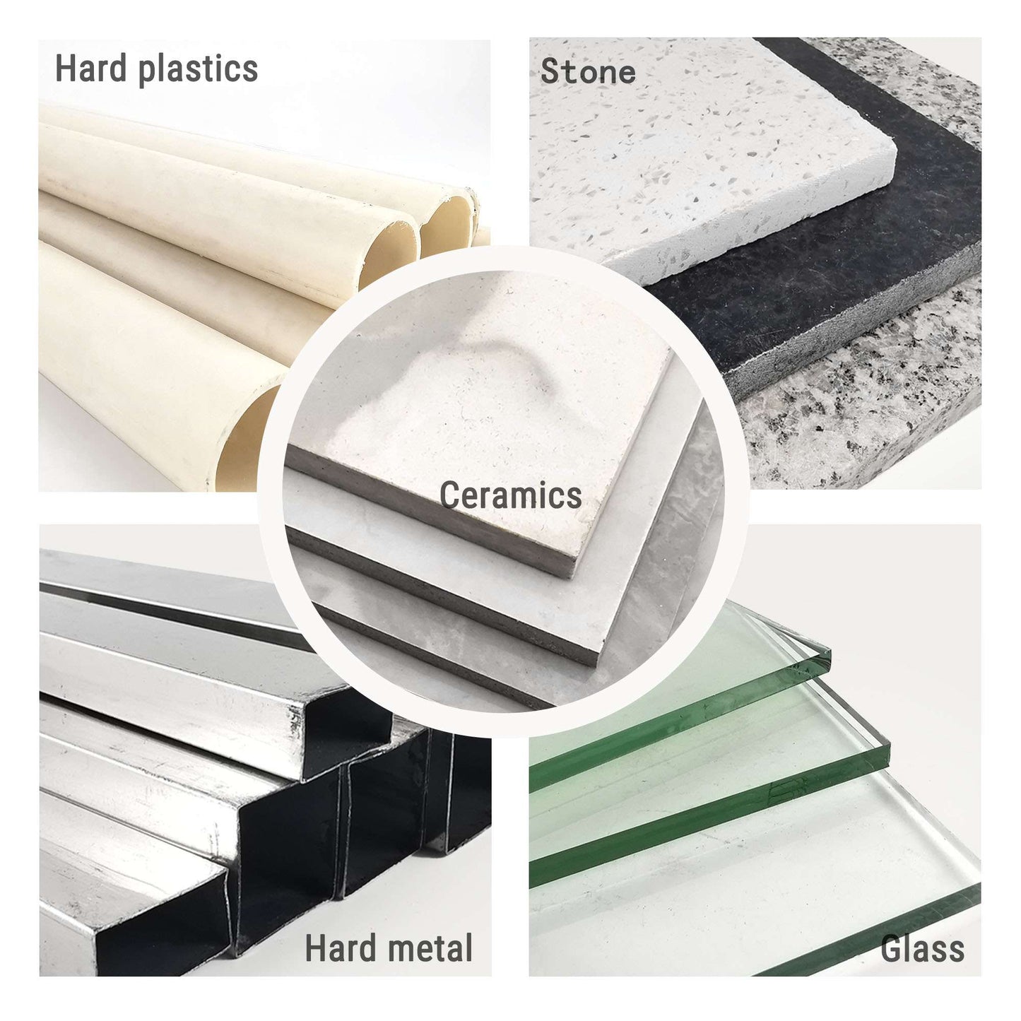 NBB Almohadilla de pulido de diamante electrochapada para pulido en seco en mármol granito piedra natural cerámica madera vidrio metal diámetro 100mm 4" con respaldo de nailon