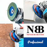 NBB Rueda de láminas con diamante Disco de láminas de diamante completo con M14 brida ideal para lijado pulido de cerámica gres porcelánico piedra bordes y biseles con amoladora