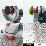 NBB Almohadillas de pulido de diamante 2" 50mm disco de renovación lijado diamante para Pulir en seco y humedo granito mármol piedra granito cerámica con respaldo de nylon buen acabado(50#,  100#， 200#， 400#)