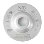 NBB Geschweißte Diamantscheibe, Diamanttrennscheibe, Effizienz, Lebensdauer zum Polieren und Schneiden von Granit, Marmorfliesen, Keramik, Porzellan, Winkelschleifer (mittel)