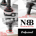 NBB Vakuumgelöteter Diamantbohrer mit M14, für professionelles Nass- und Trockenbohren in Hartporzellan, Keramik, Fliesen, Granit, Marmor, schnell, für Winkelschleifer (PRO EAVBDDBM)